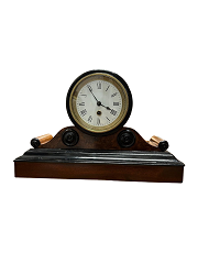 French mahogany mantle clock