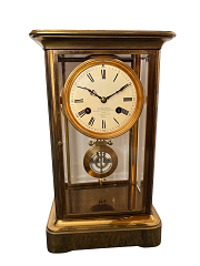 French 4-glass mantle clock